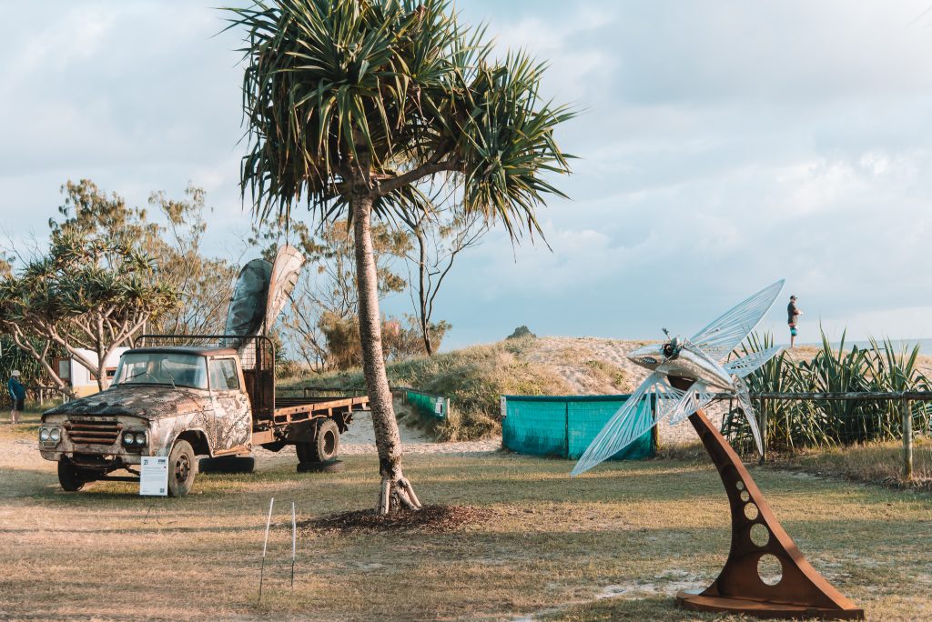 swell festival sculptures currumbin beach