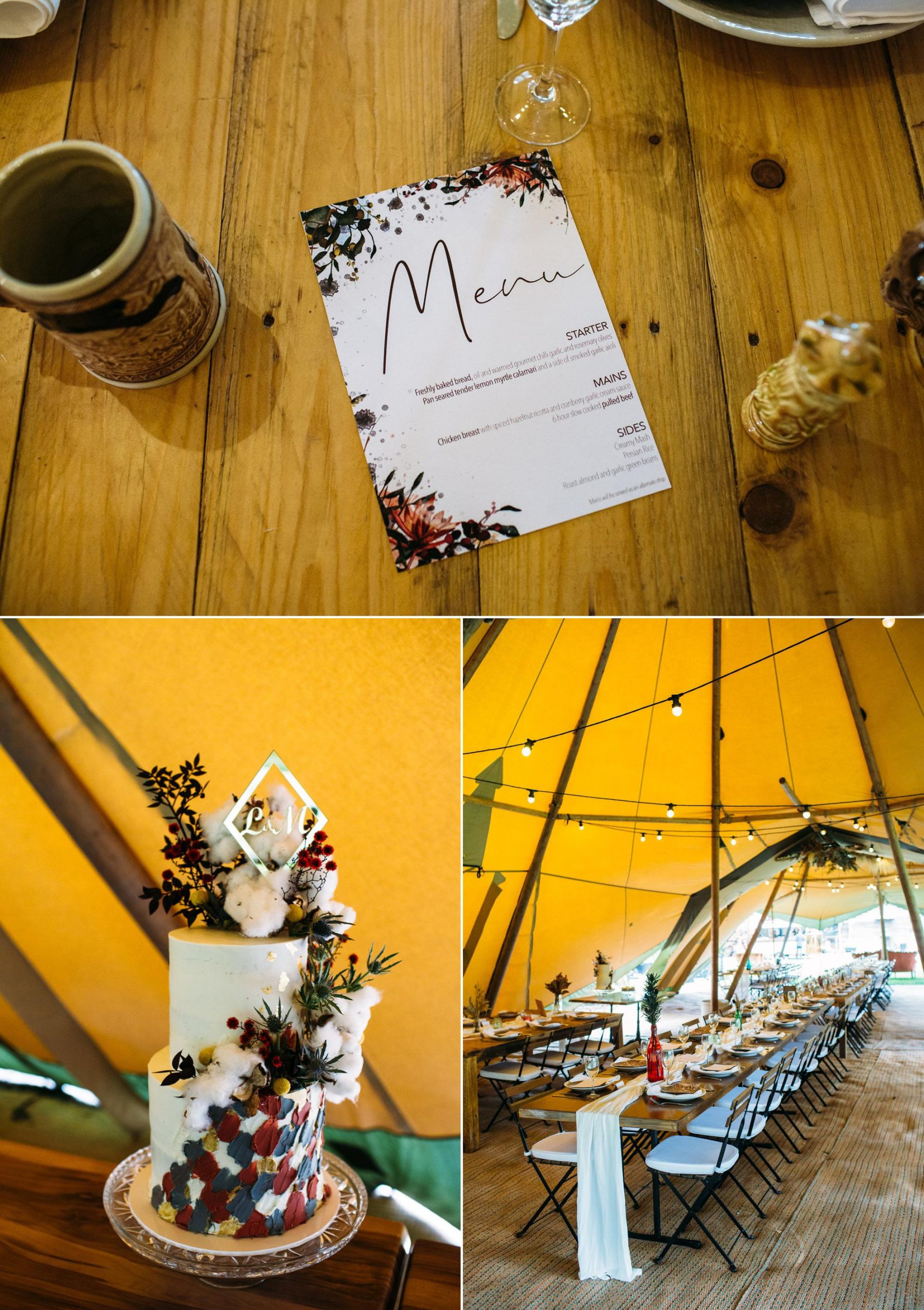Tipi Wedding Historic Rivermill