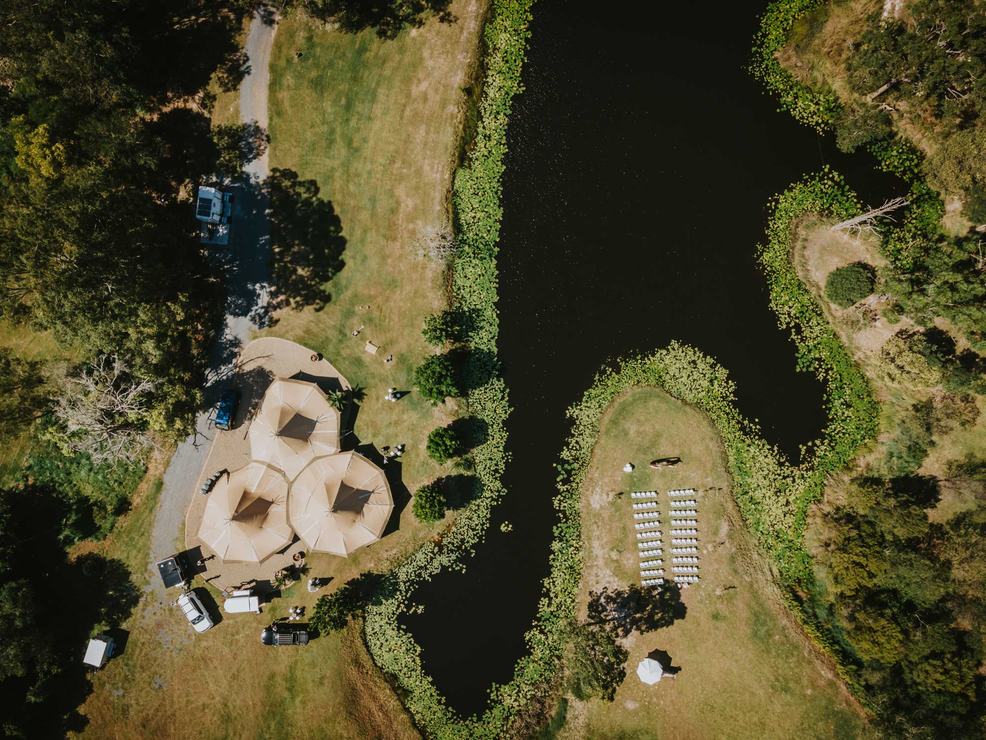 tipi wedding layout ceremony & reception