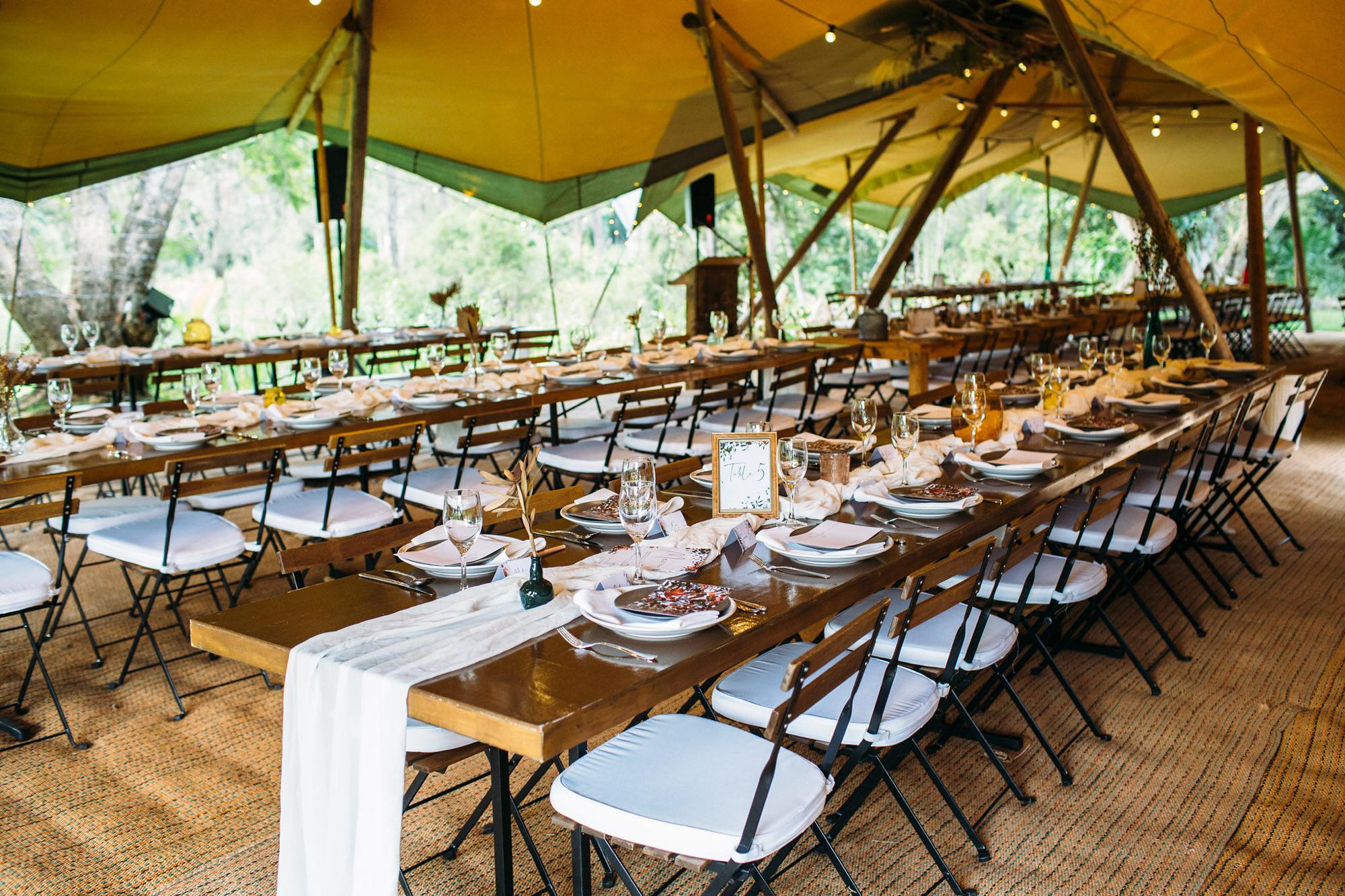 Tipi Wedding Historic Rivermill