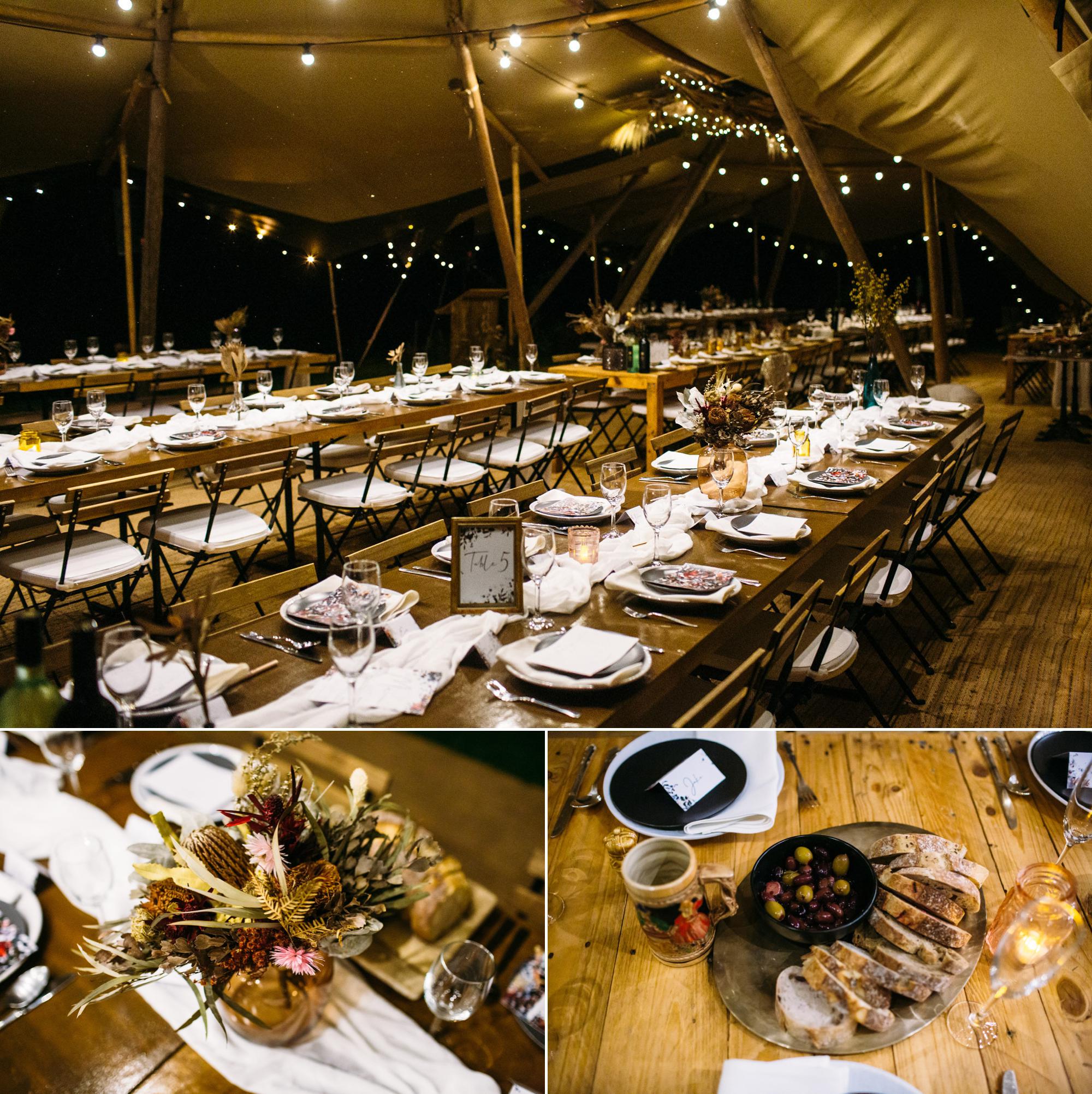 Tipi Wedding Historic Rivermill