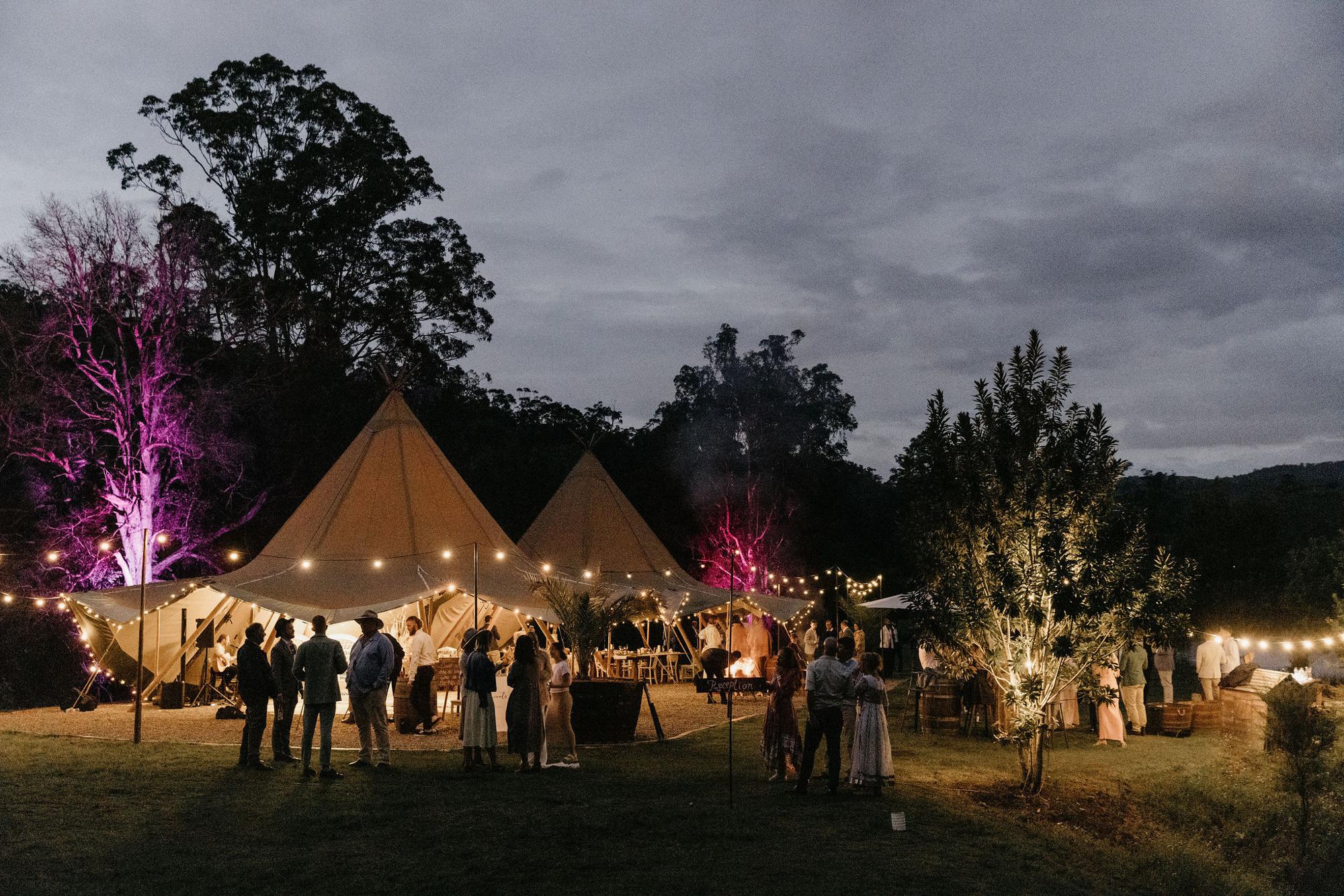 Gold Coast Farm House Tipi Wedding