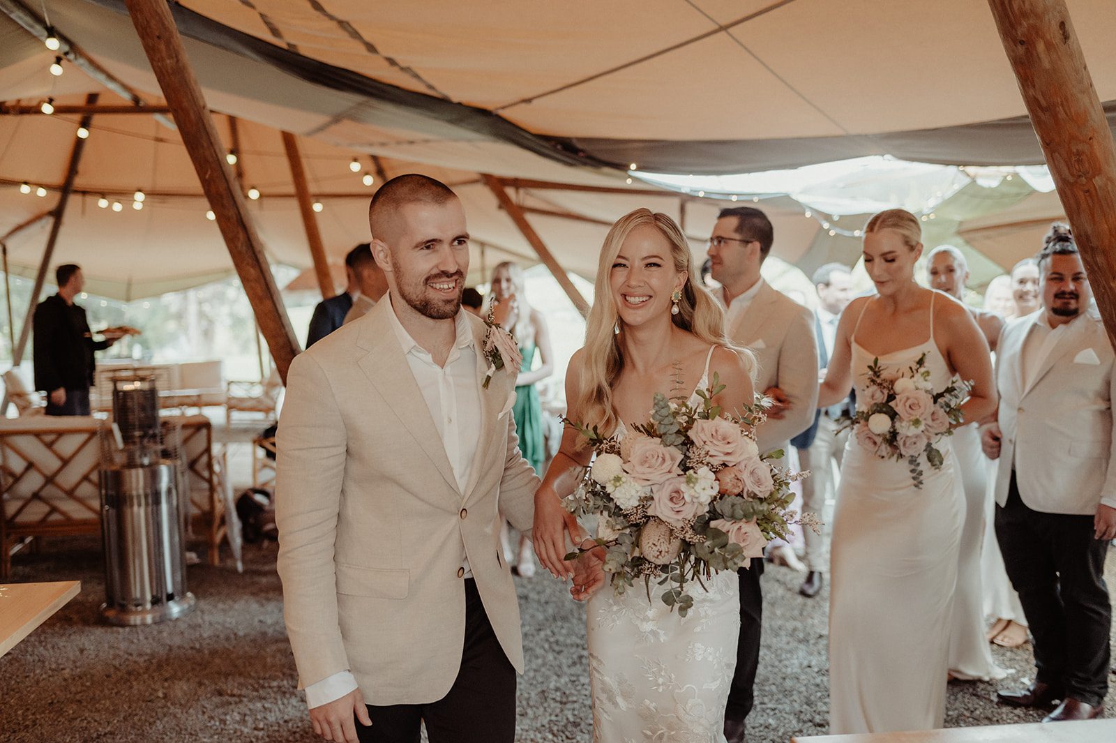 Gorgeous tipi farm wedding