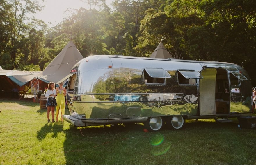 Airstream mobile bar for hire Gold Coast events