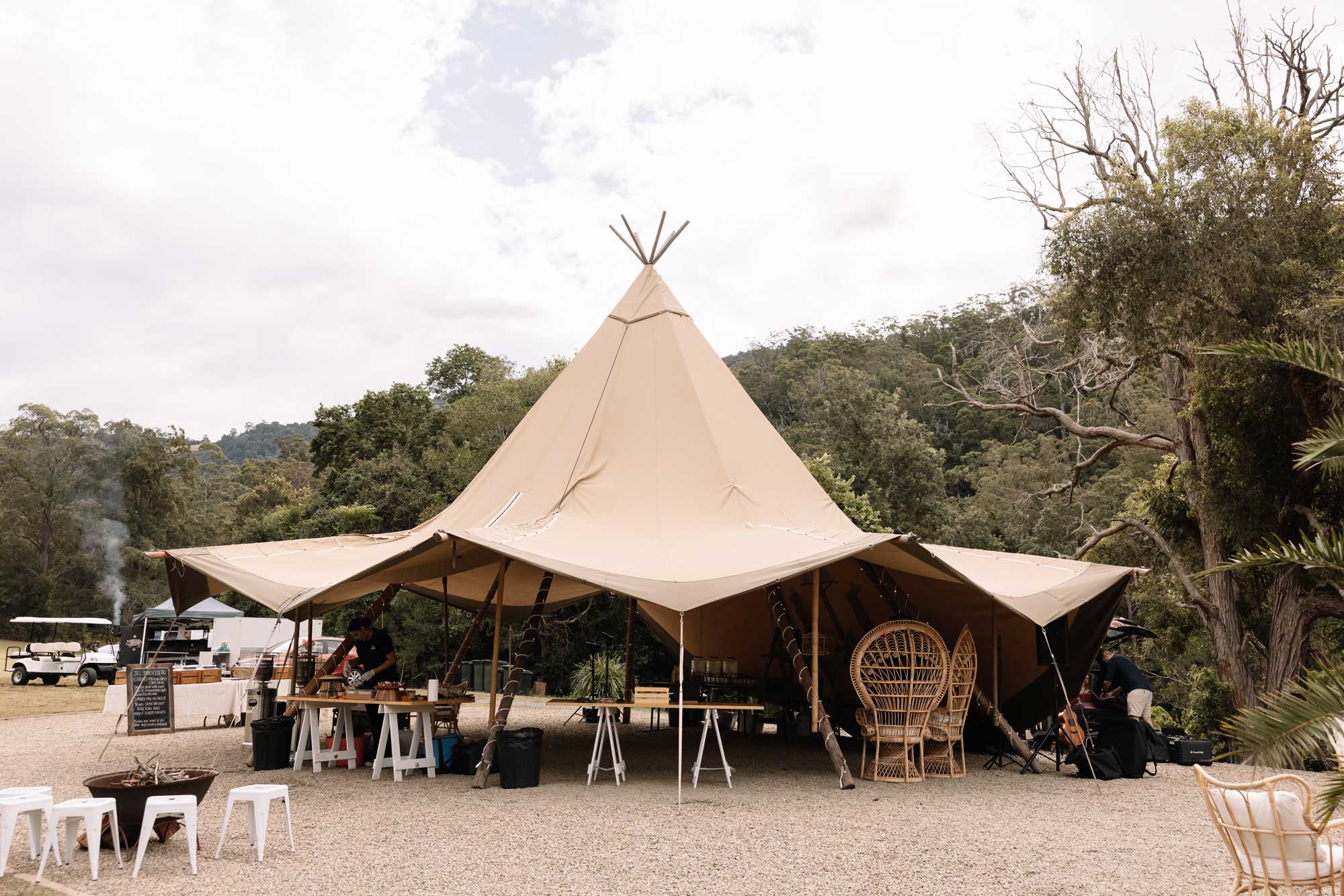 Giant tipi hire from $2750 gold coast