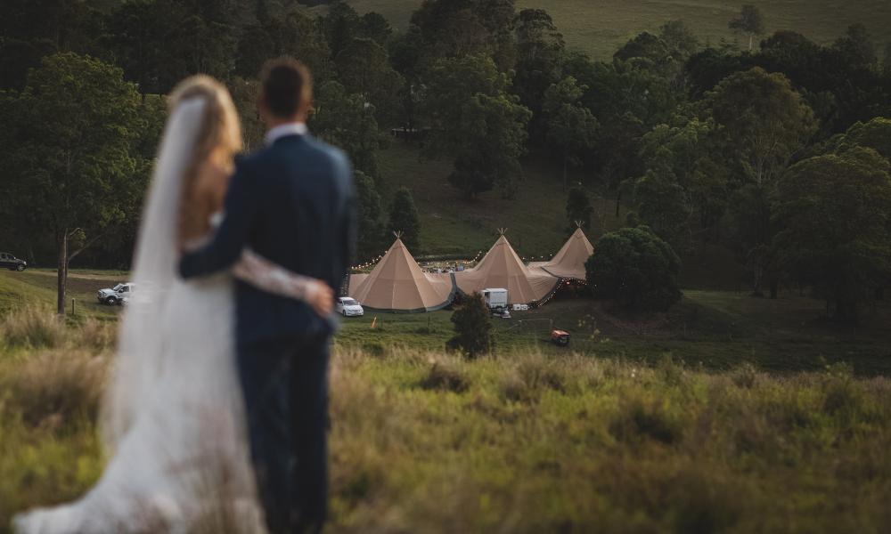 tipi wedding, large marquee hire, gold coast weddings, tipi, event hire, wedding, marquee hire