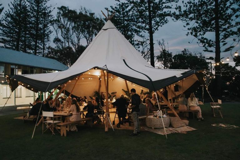 Kirra Hill Tipi Wedding Jess & Scott