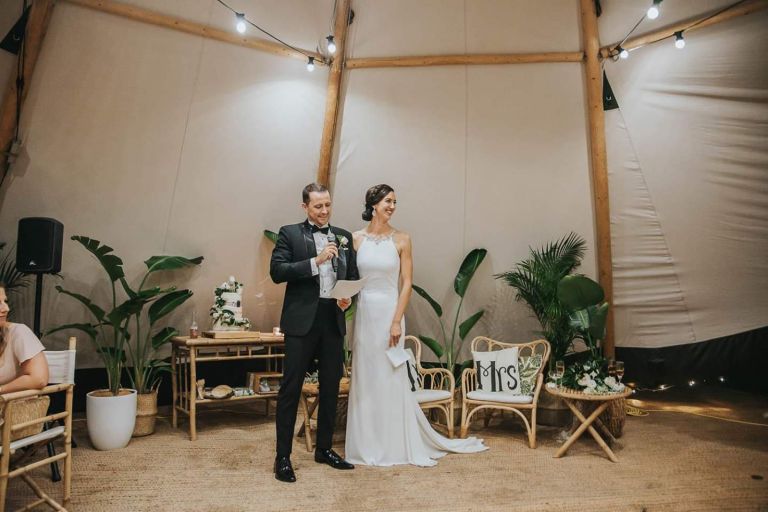 Kirra Hill Tipi Wedding Jess & Scott