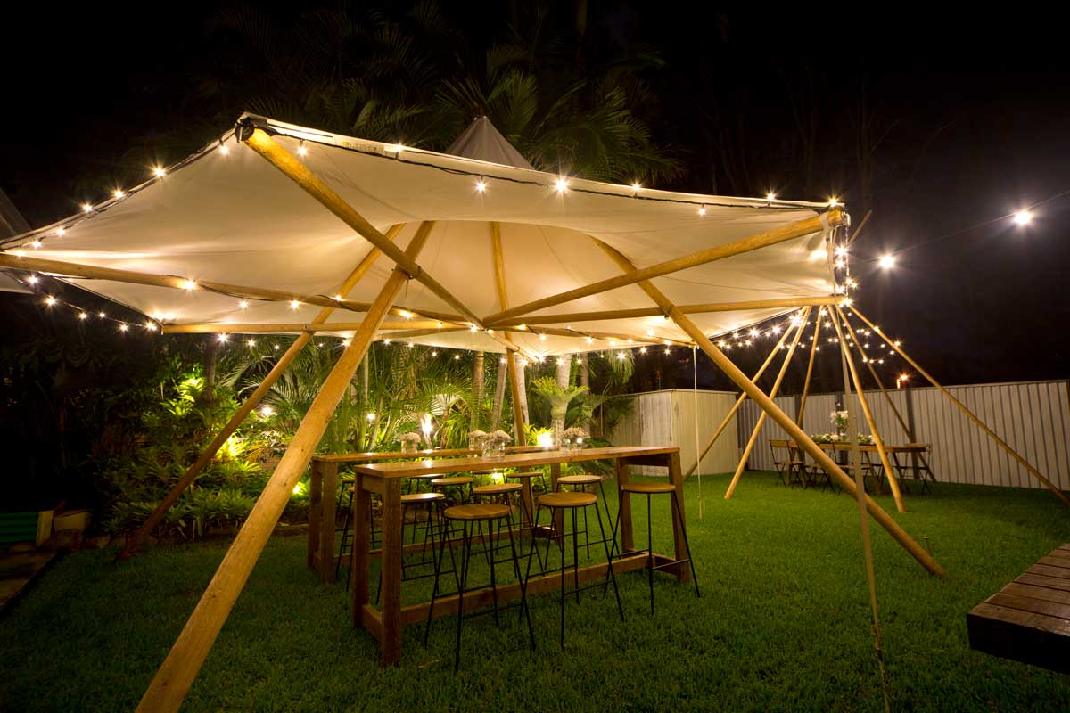 canopy tipi fairy light