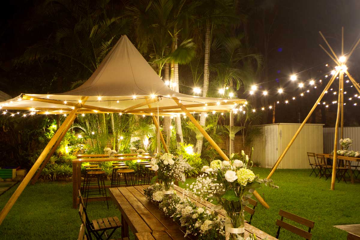 canopy tipi hire gold coast